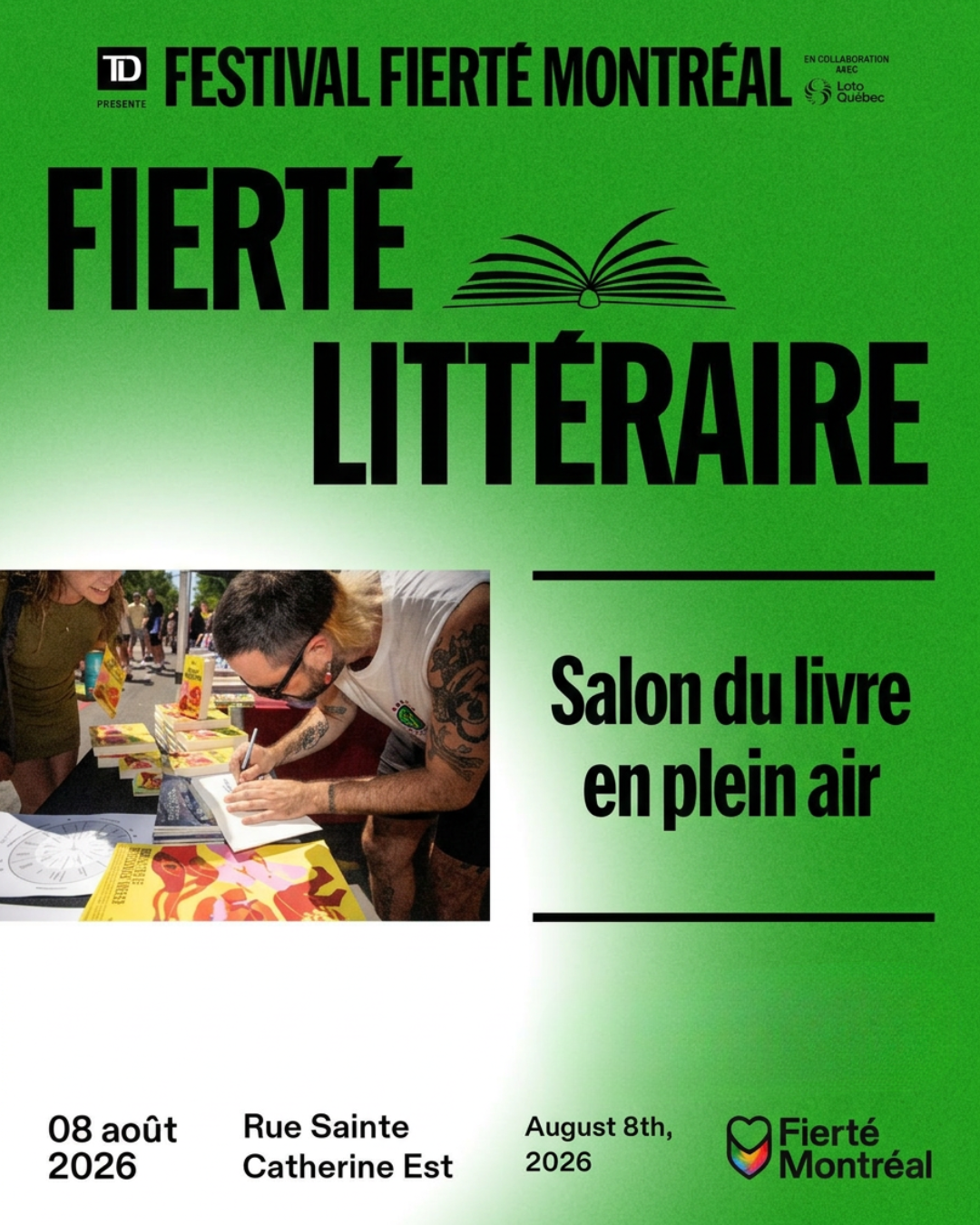 Salon du livre en plein air – Samedi